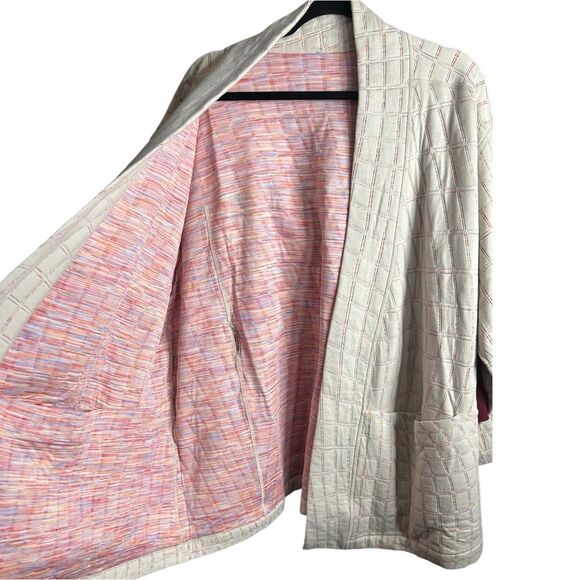 Nike Yoga Therma-FIT Luxe Women's Jacquard Quilted Jacket Reversible Size 1X - Picture 4 of 12